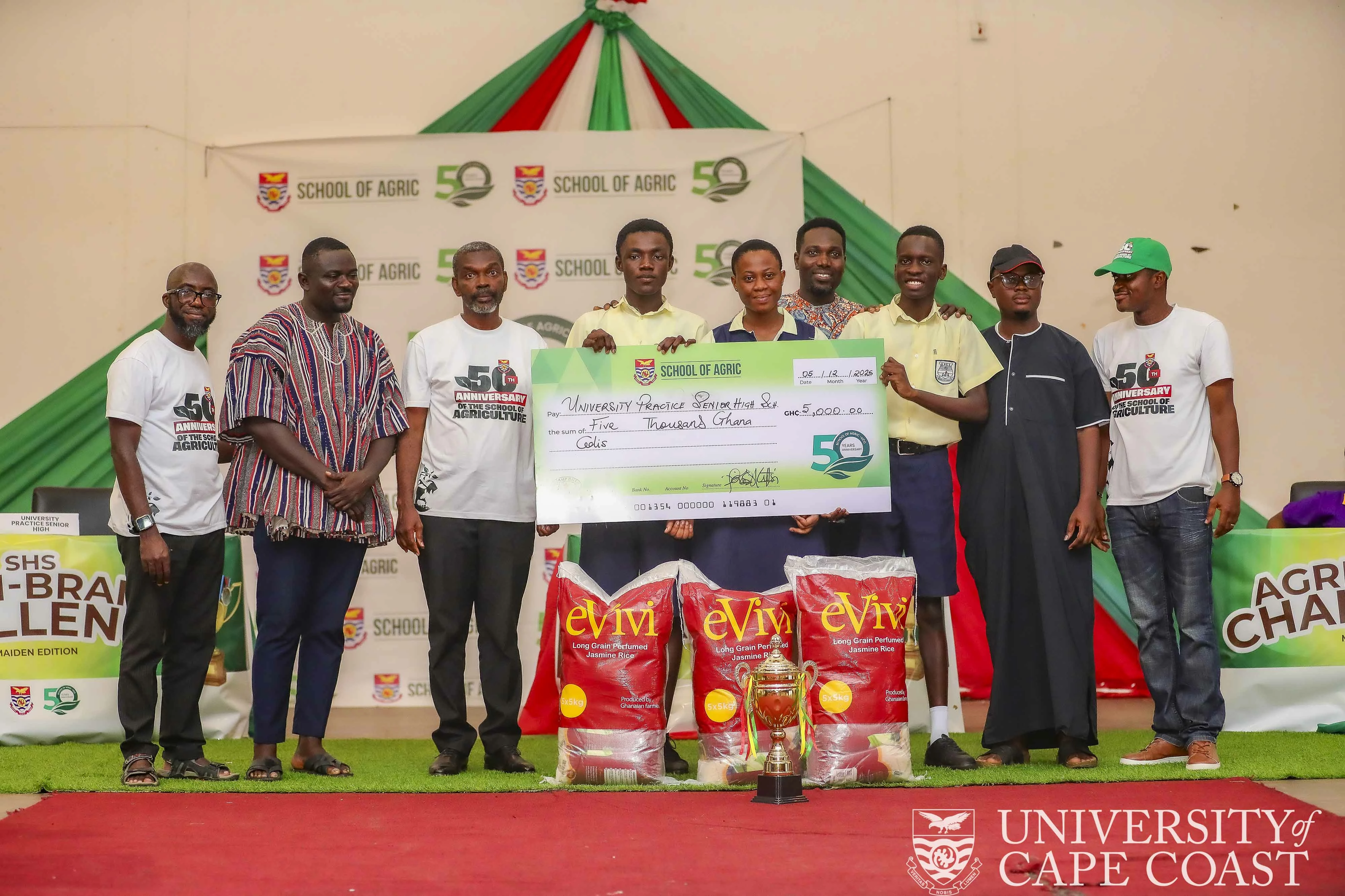 University Practice SHS Wins Maiden AGRI-BRAIN Inter-School Quiz