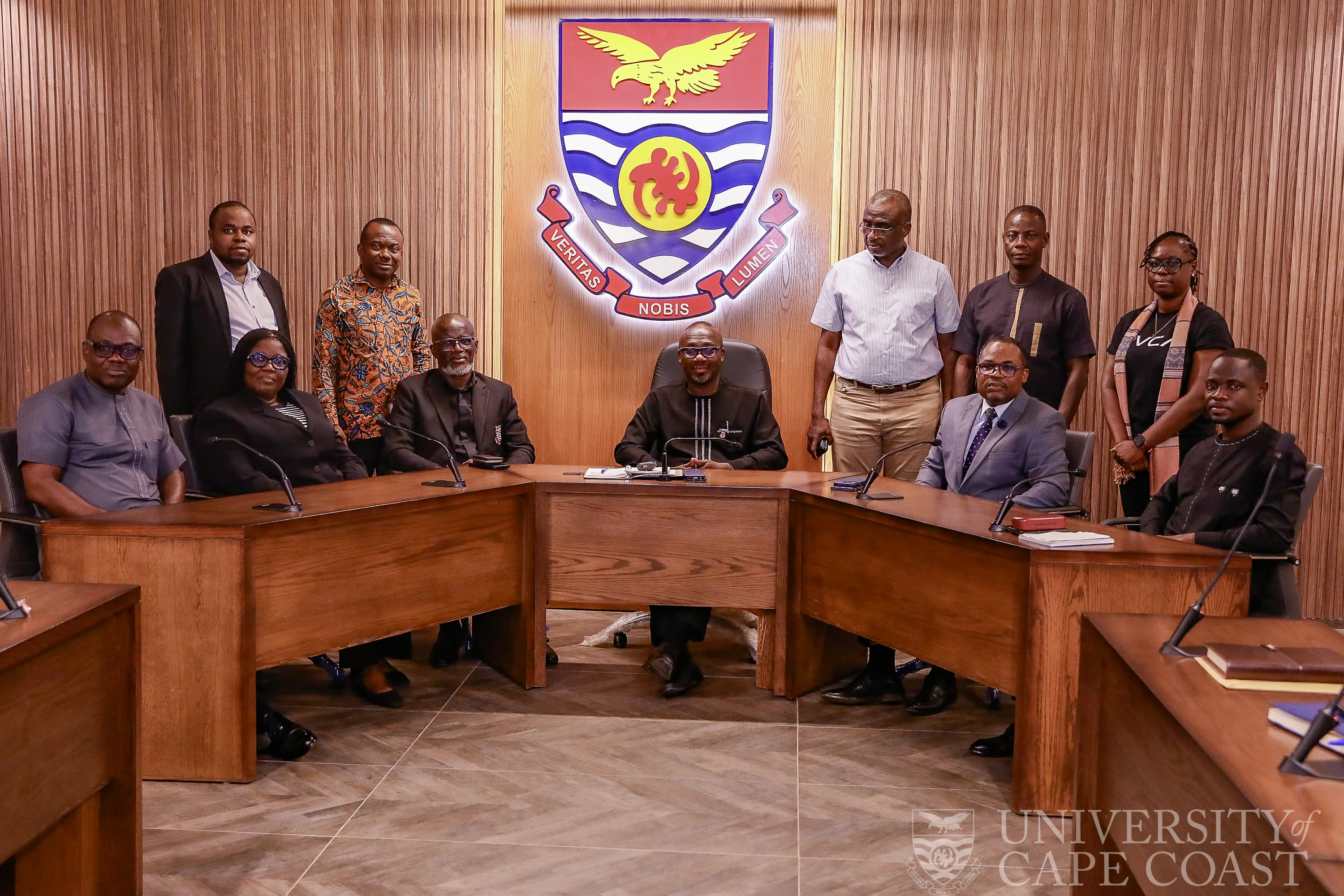 Glahco Delegation Confers With Acting Vice-Chancellor