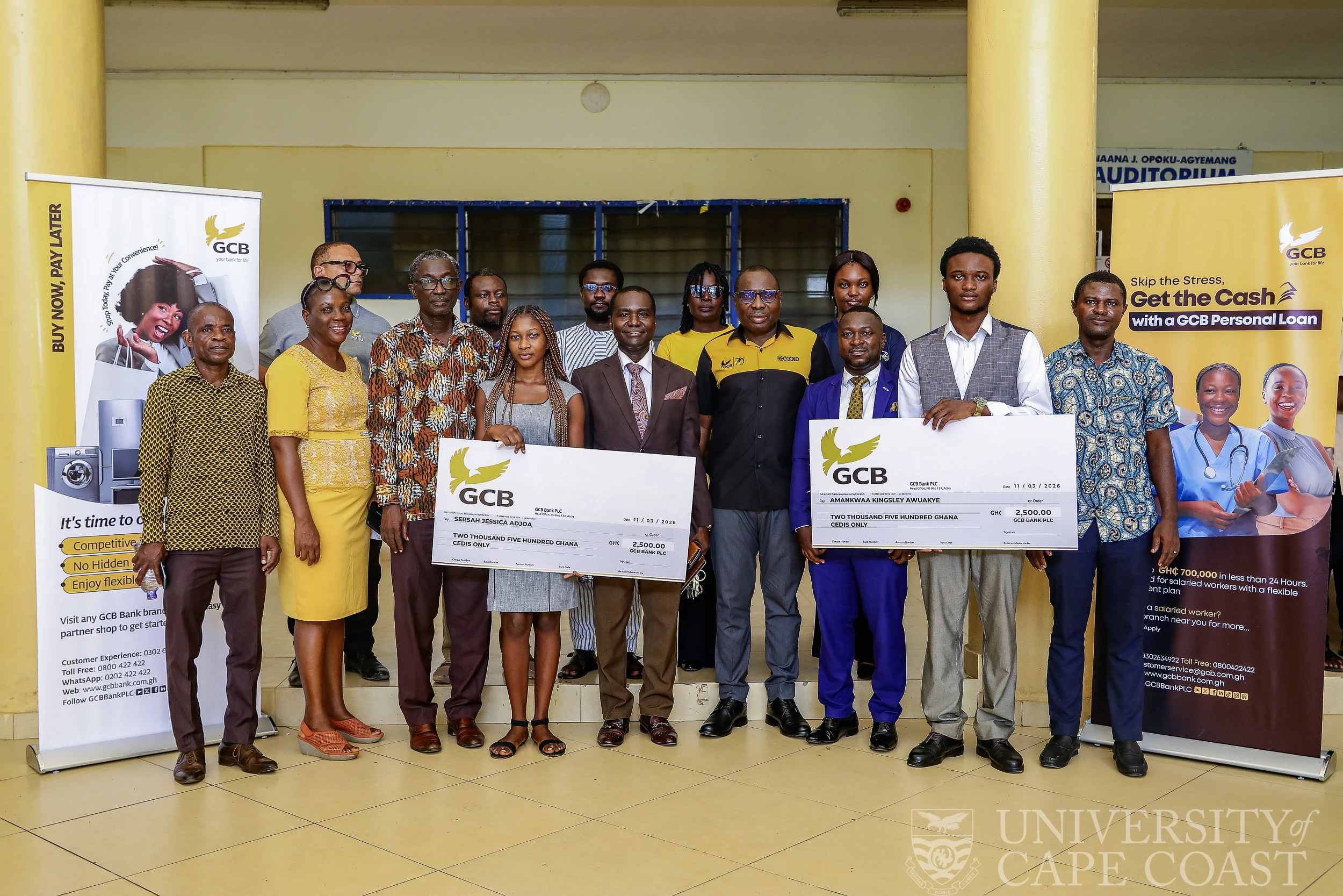 Gcb Bank Plc Celebrates Academic Excellence of Information Science Students