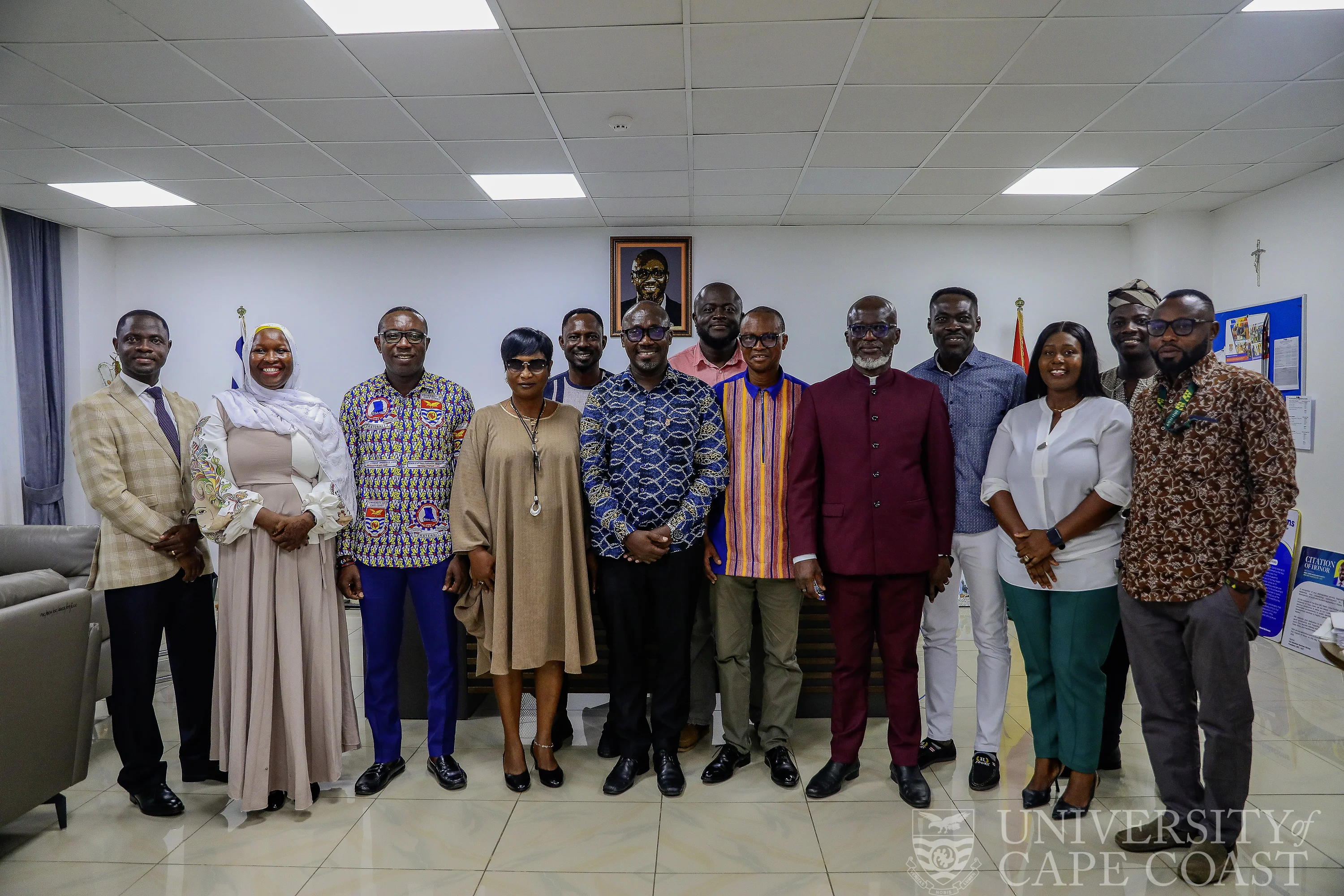 SSA-UoG National Executives Call on UCC Acting Vice-Chancellor