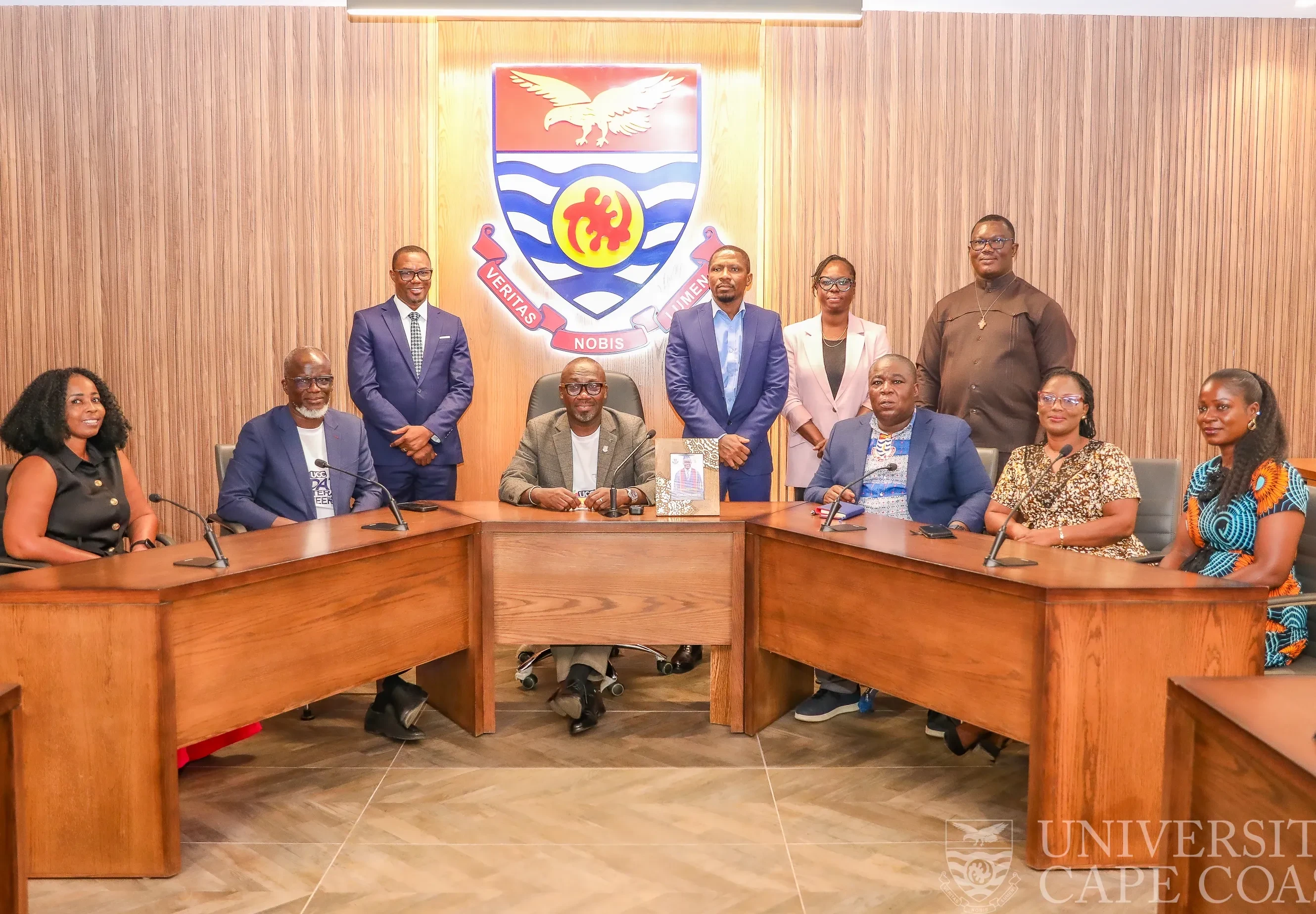 Sam Jonah Library Management Calls on Acting Vice-Chancellor
