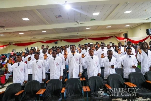 SOVS-UCC Inducts 73 Students into Clinical Practice