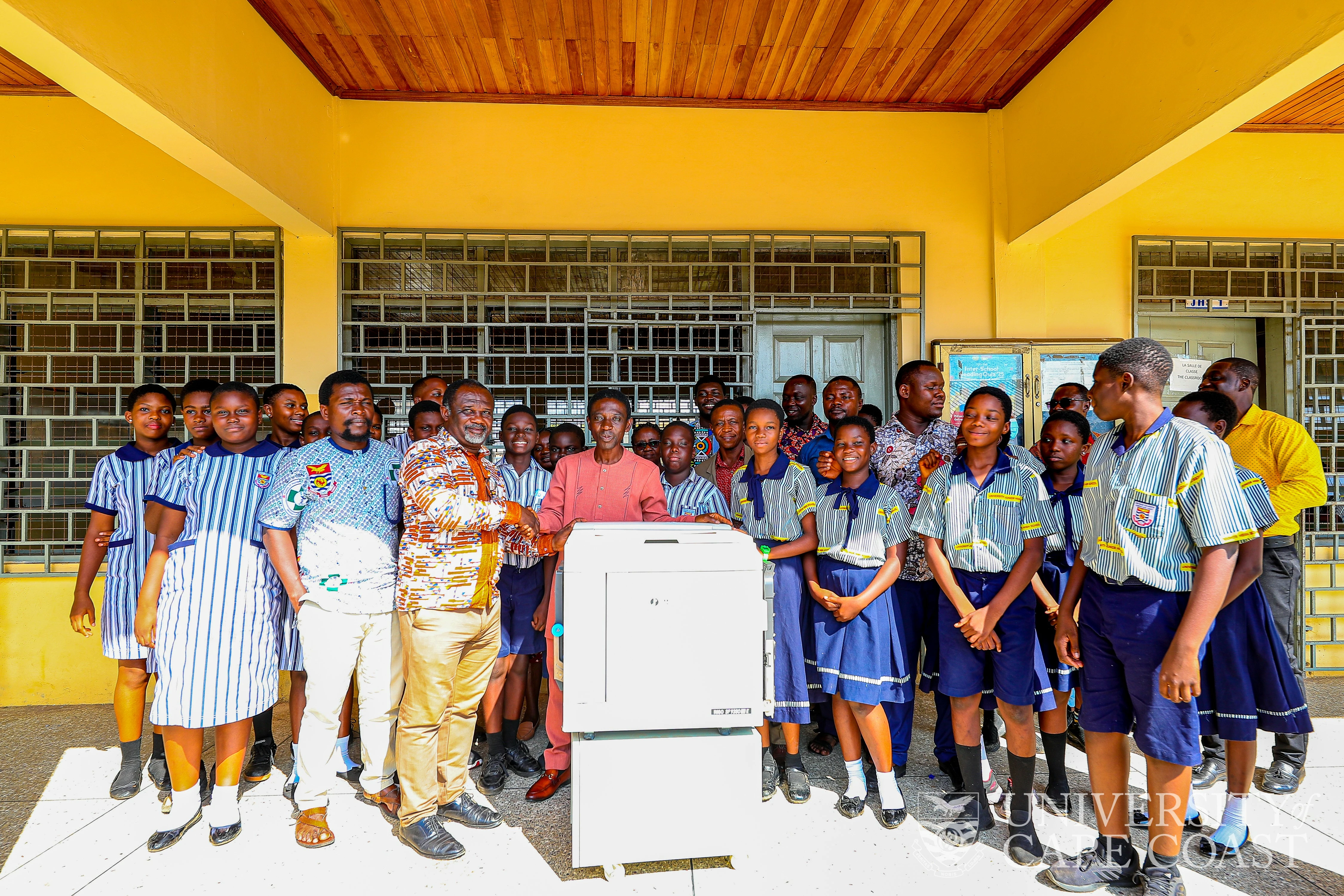 Institutional Affiliation Office Donates Risograph Machine to UCC Basic School Annex