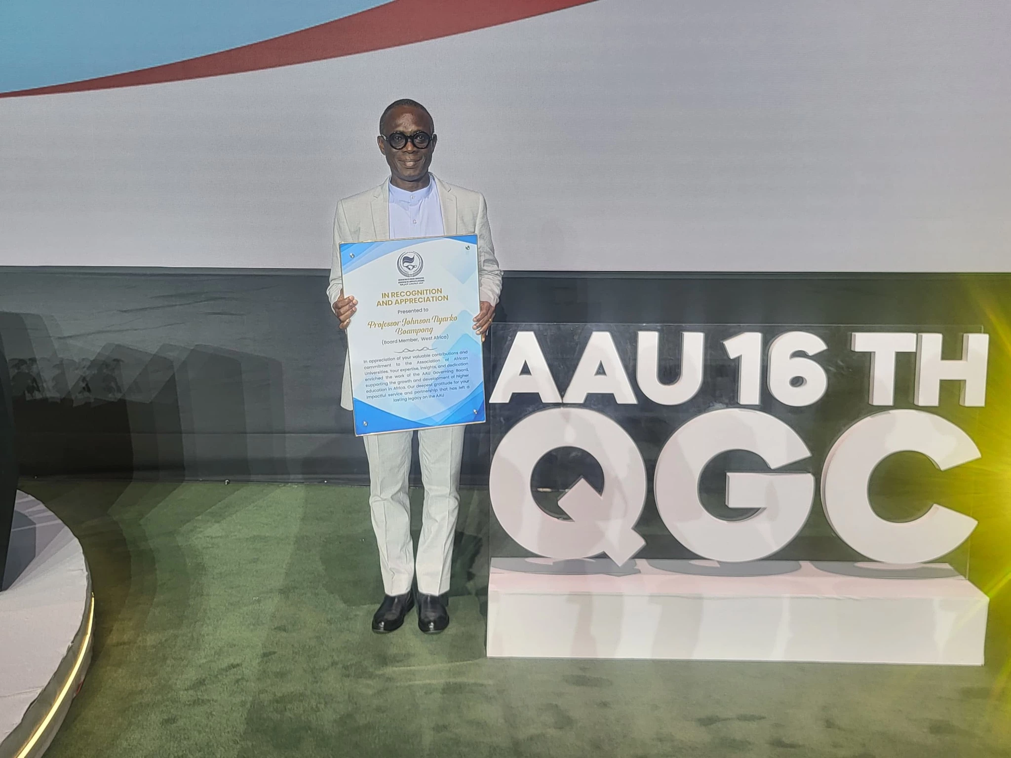 VC of UCC Re-Elected as AAU Governing Board Member