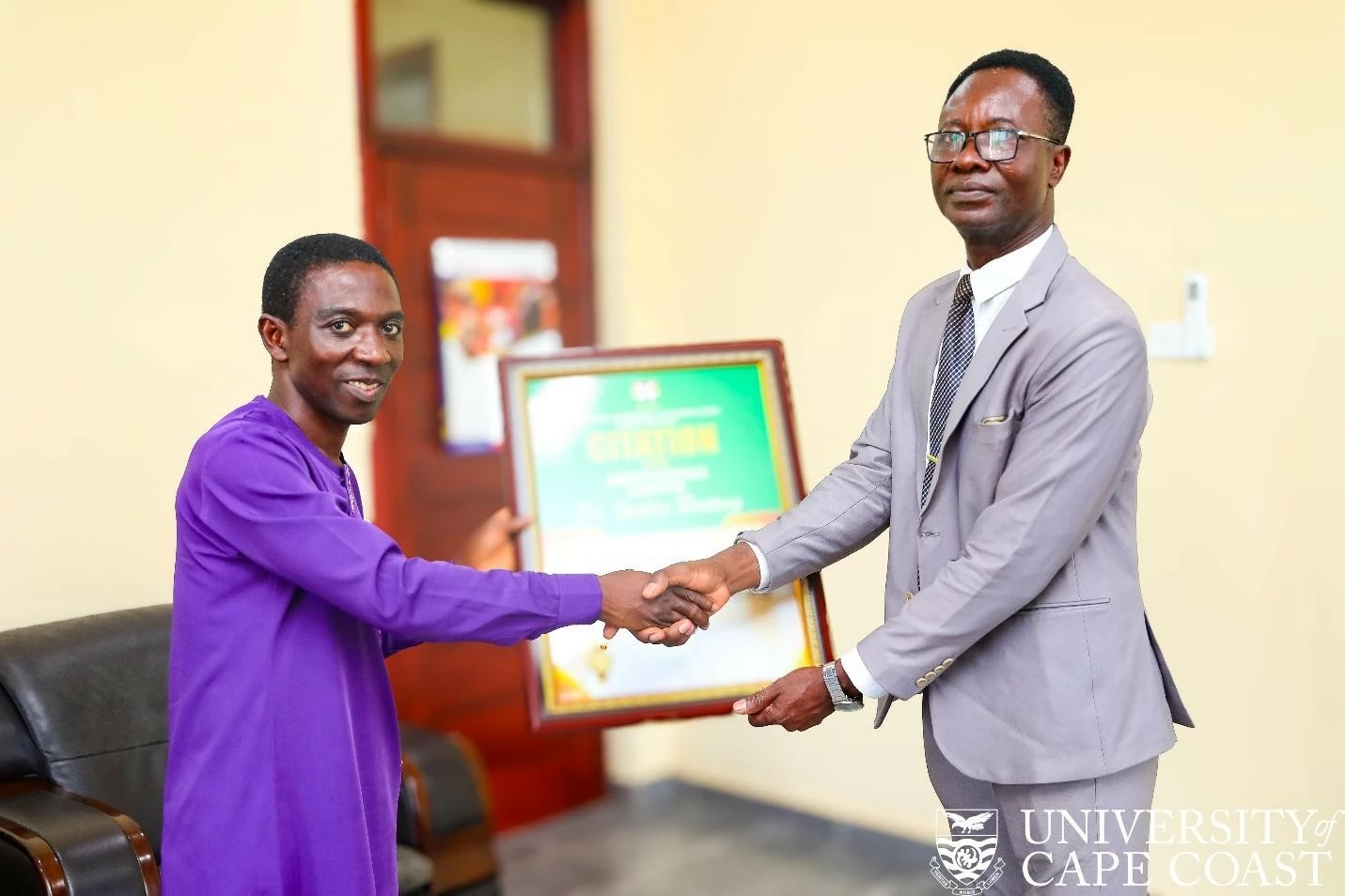 Catholic University Ghana Honours Two UCC Staff Members