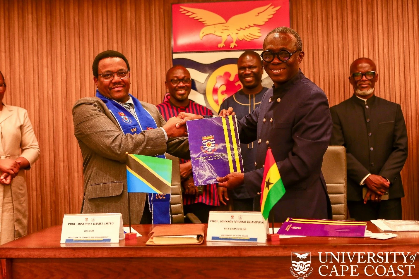UCC Signs MoU with the Institute of Finance Management