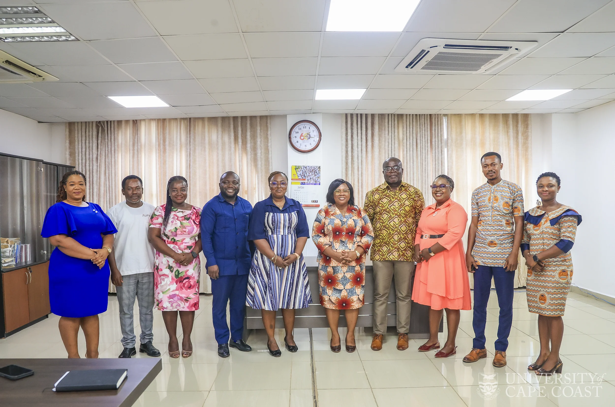 Ag. Pro VC Visits Directorates at Central Administration