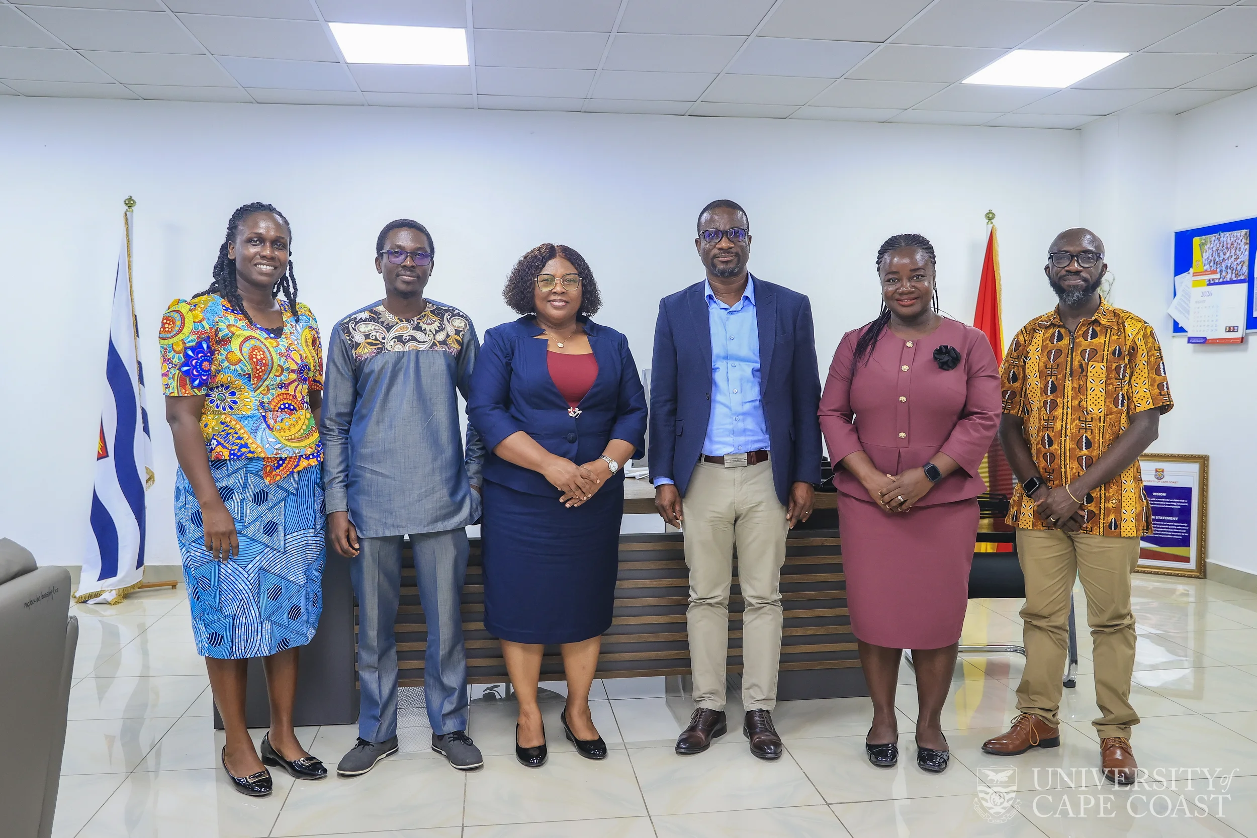 DRIC Delegation Congratulates Acting Pro Vice-Chancellor