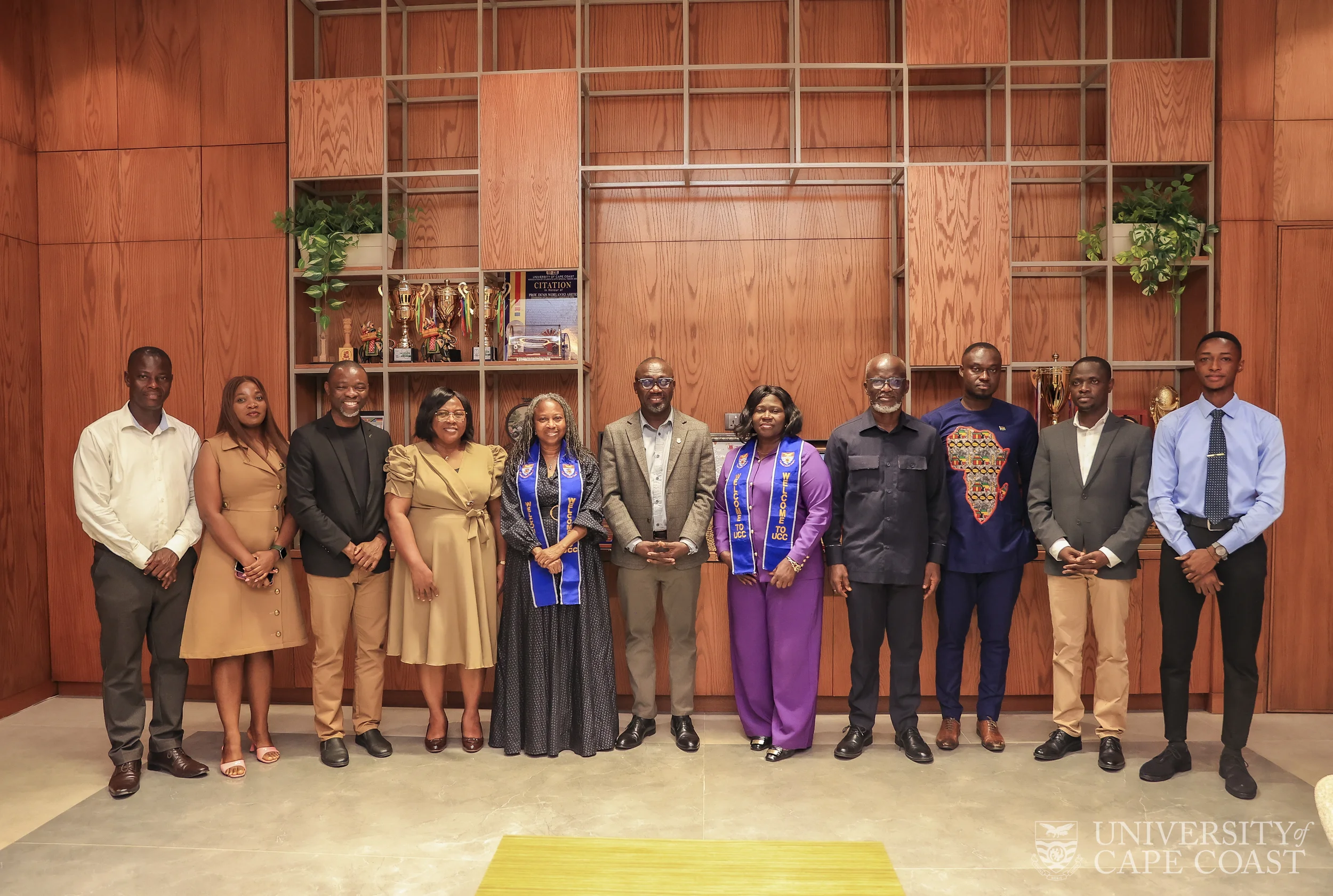 NIC Commissioner Pays Courtesy Call on Vice-Chancellor of UCC