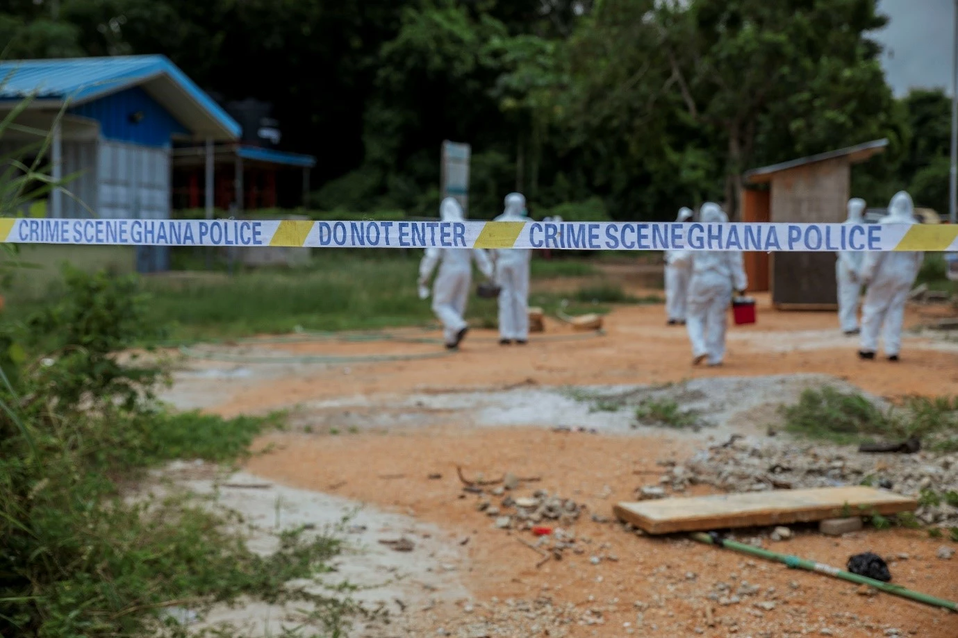 L300 Students of Dept. Of Forensic Sciences Engage in Mock Crime Scene Investigation