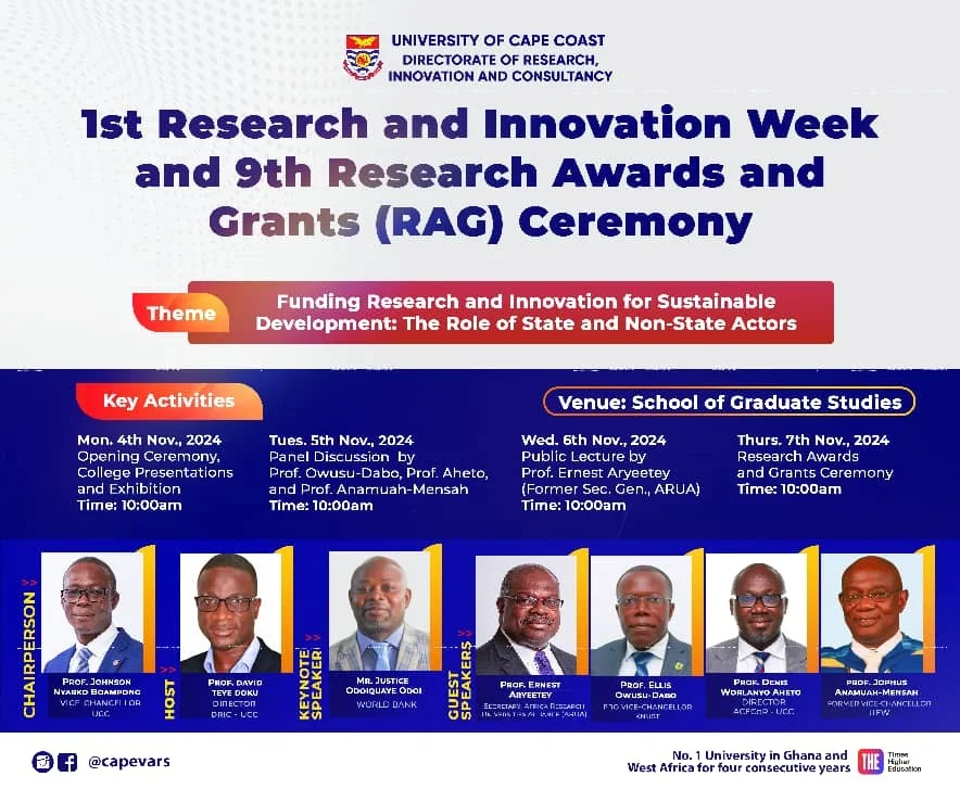 UCC Launches Inaugural Research and Innovation Week