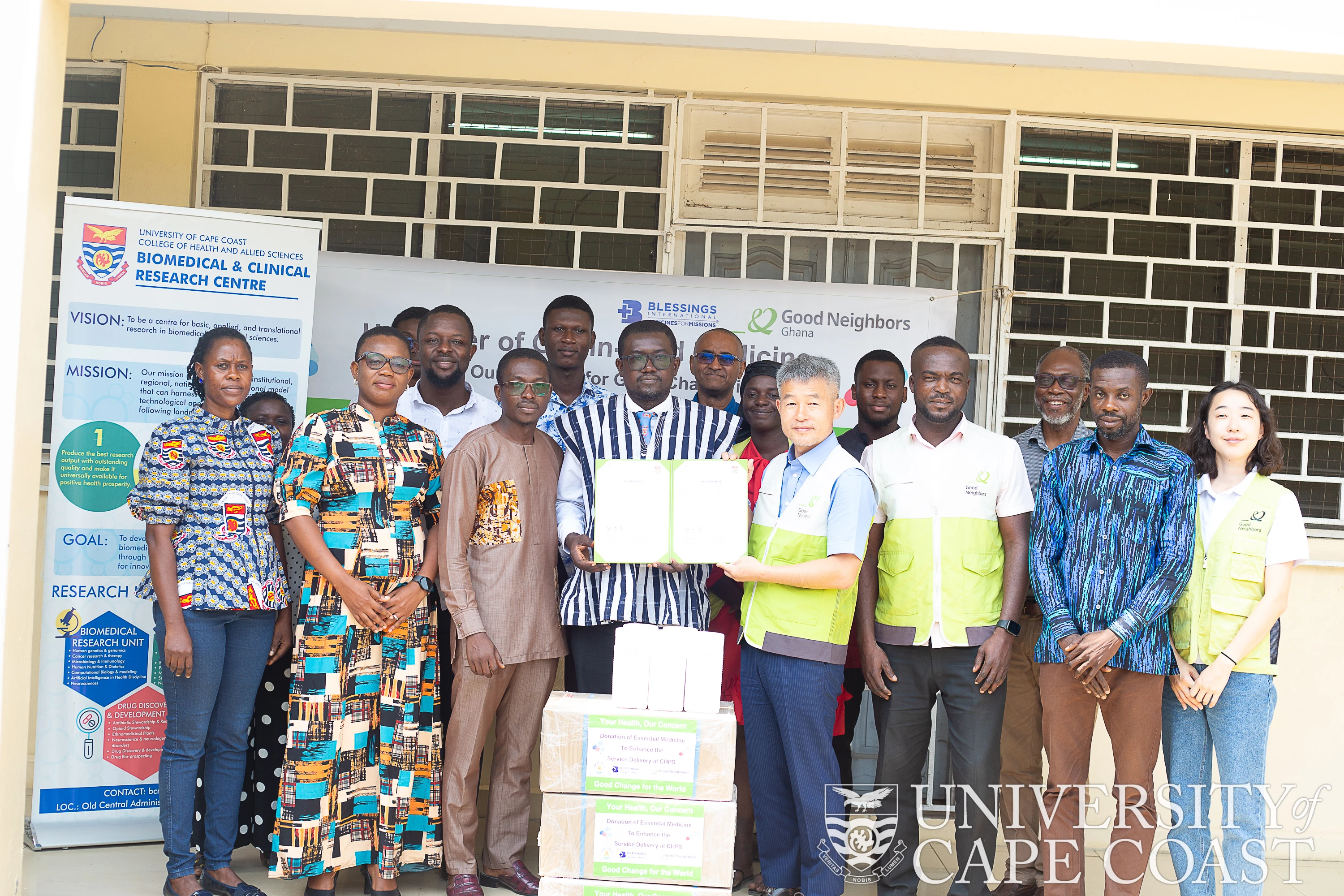 NGO Presents 50,000 Tablets to Biomedical and Clinical Research Centre