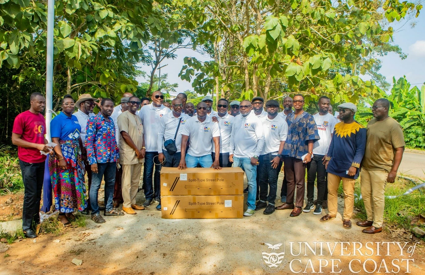 Brethren Alumni Group Installs Solar Street Lights at UCC