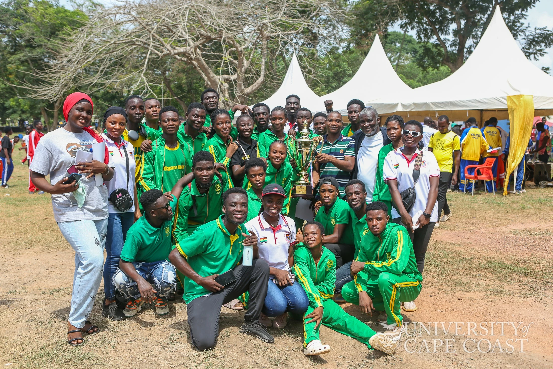 Oguaa Hall Clinches Victory in Women's Category at Inter-Hall Cross Country Race