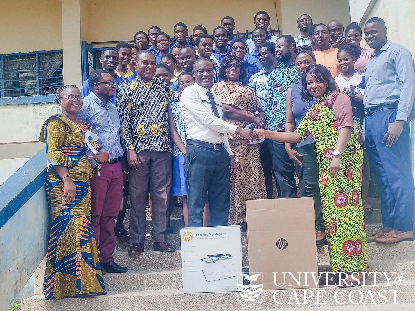 Adoption of Schools Project: VoTEC Supports Oguaa Sec. Tech with a Computer