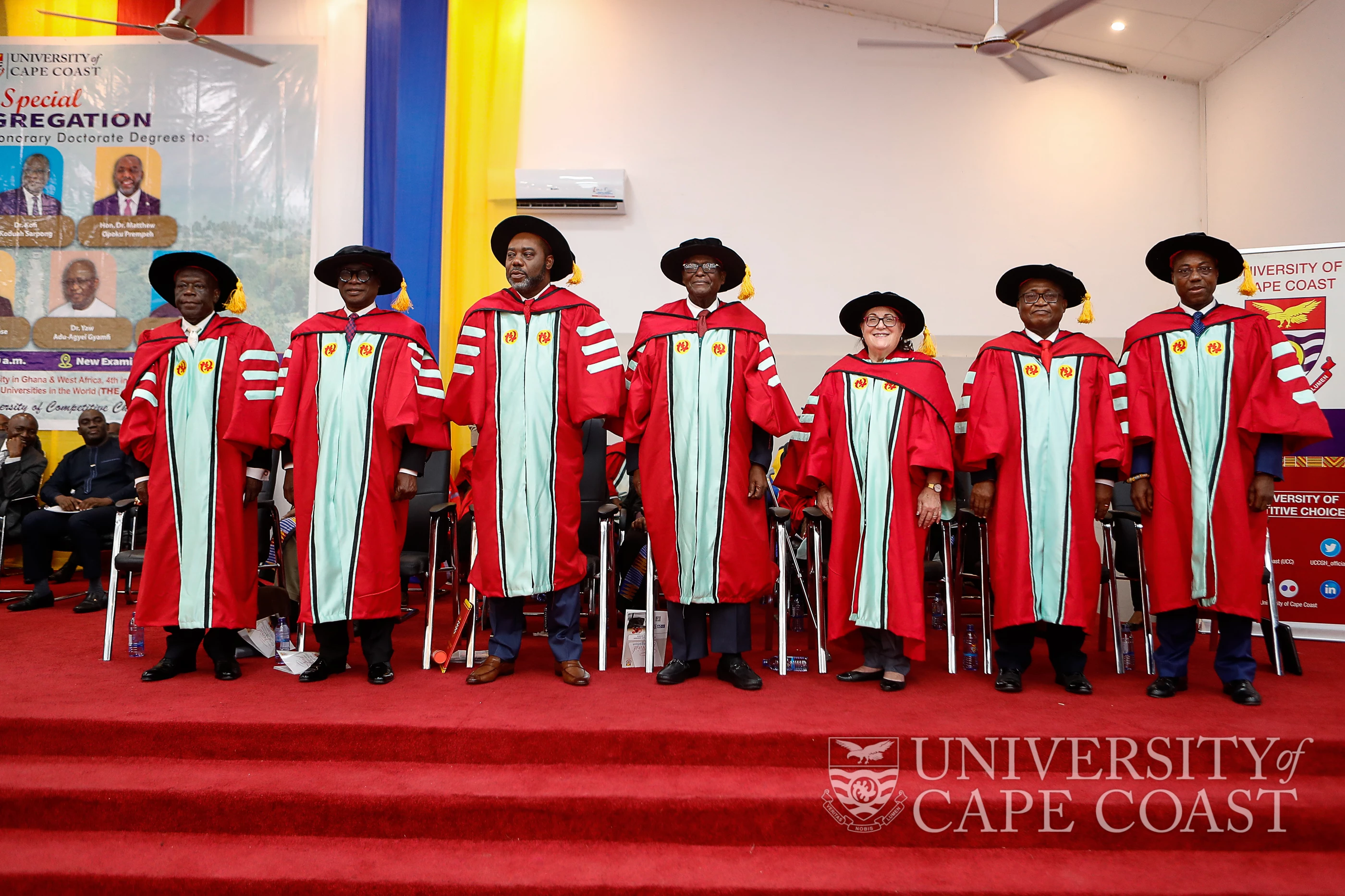 UCC Awards Honorary Doctorate Degree to Seven Distinguished Personalities